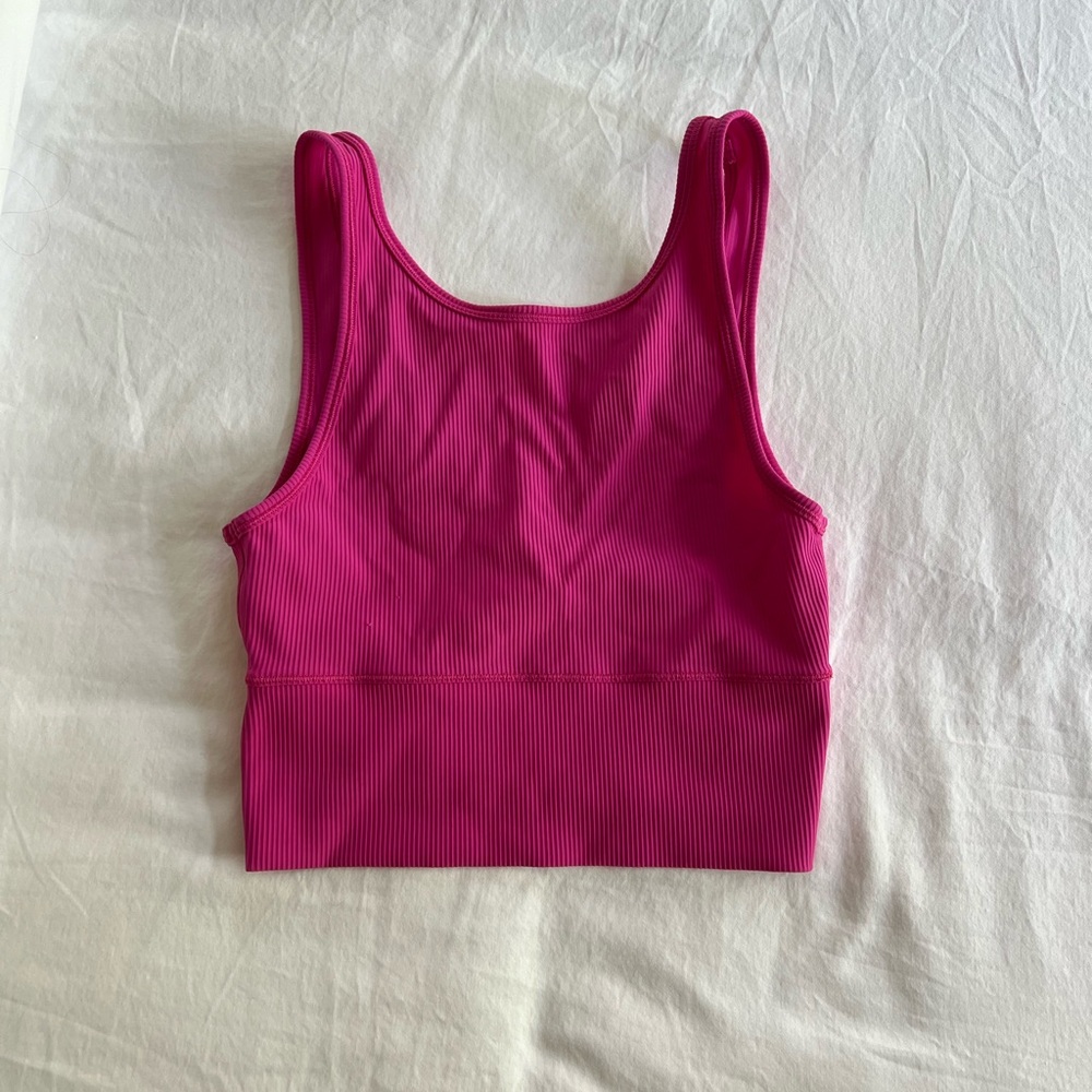 Lululemon Power Pivot Sonic Pink Tank top